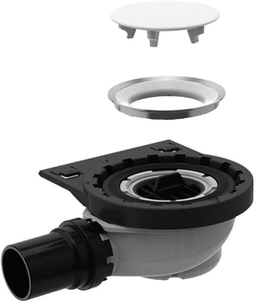Geberit Setaplano Duschwannenablauf 154017001 für Duschfläche, mit Siphonhalterung, 50 mm
