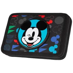 McNeill Mickey Mouse Weiches Federmäppchen Schwarz, Mehrfarbig