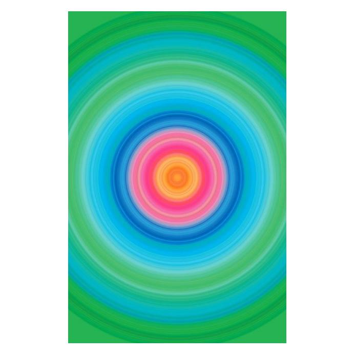 epubli Schreibwandel Notizbuch 'Inspirierende Gedanken' mit Reim-Affirmation (Mandala bunt - grün blau pink (12,5 x 19 cm, Gepunktet) (56046389)