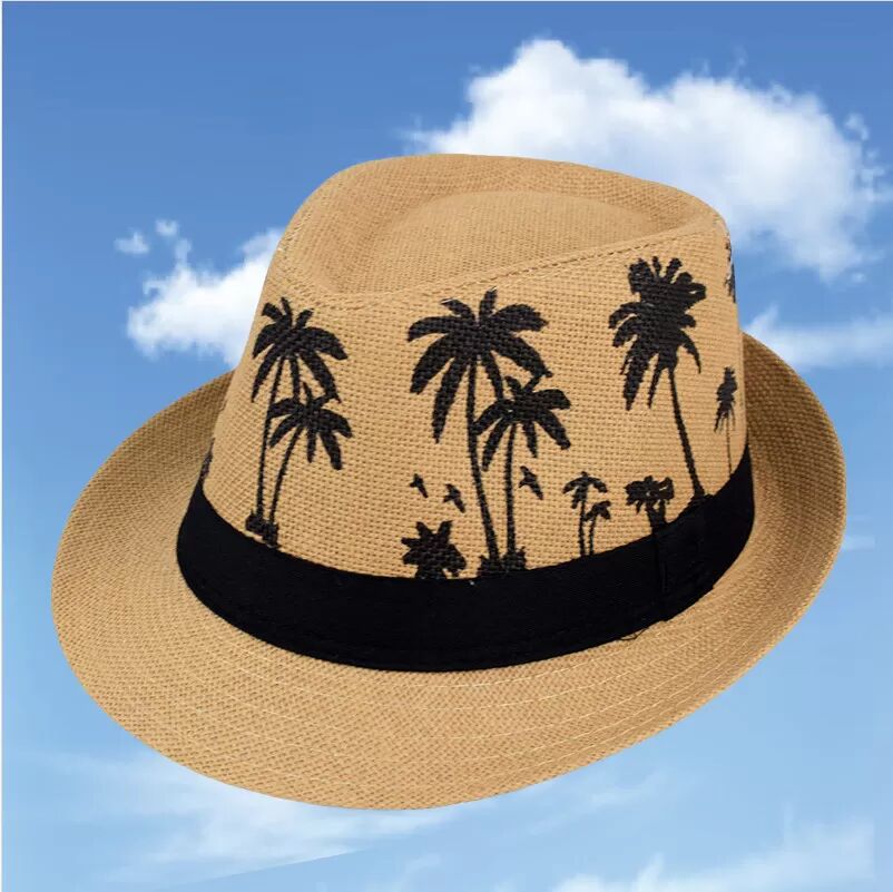 INF Stilvoller Raffia-Sonnenhut für den Sommer