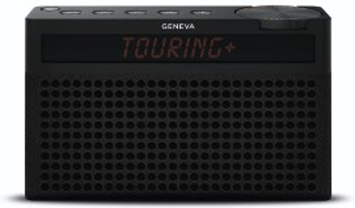 Geneva Lab Touring/S+ HiFi DAB+/FM radio met Bluetooth 4.1 - Zwart