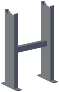 Grünbeck violiQ:UV Bodengestell 523805 für 66/UV 80, Edelstahl