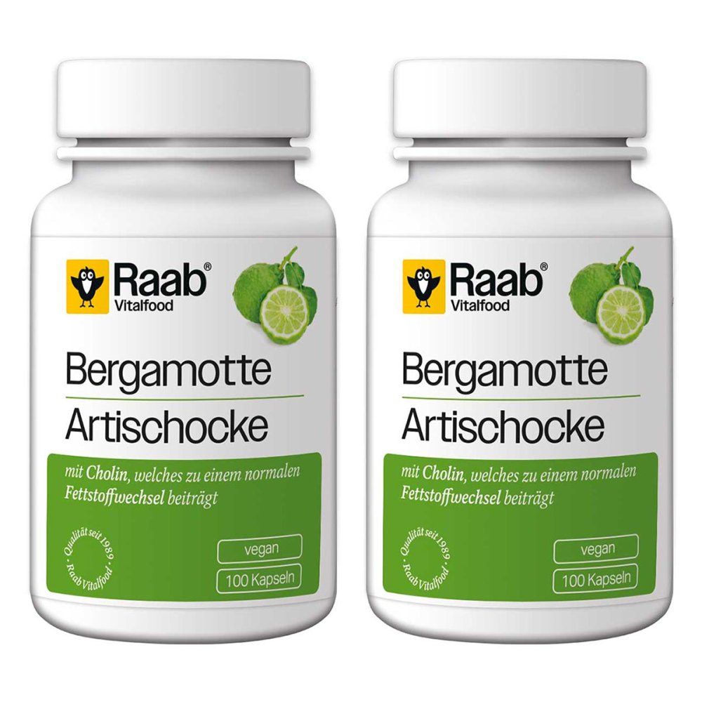 Raab Vitalfood GmbH Raab Vitalfood Bergamotte-Artischocke Kapseln 08104665