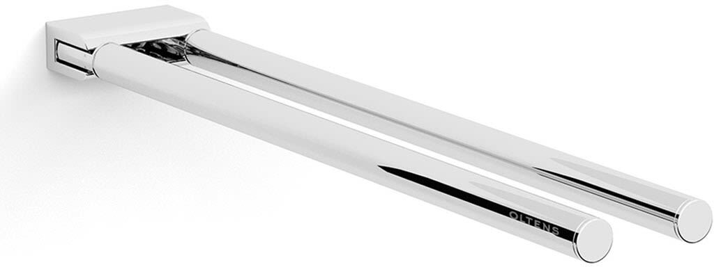 OLTENS Vernal Handtuchstange doppelt 33 cm, beweglich, Accessoires, 80110100, chrom - chrom