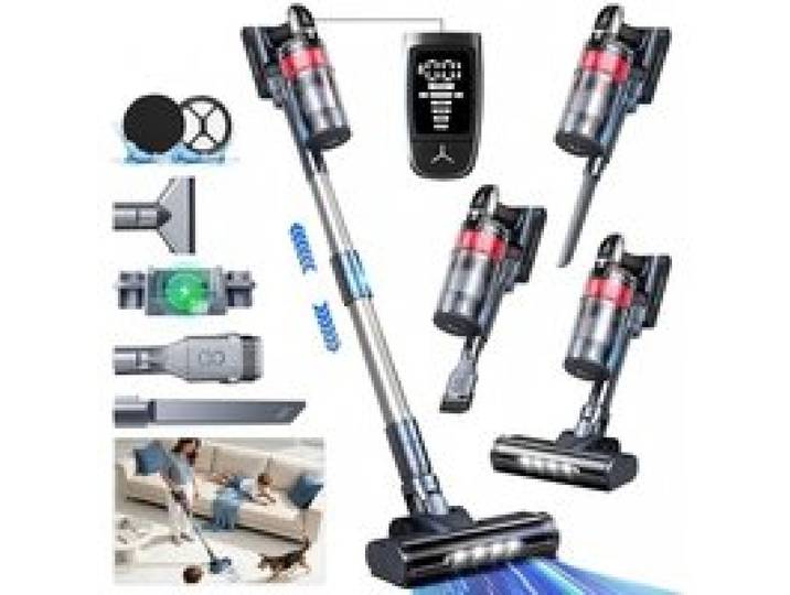 Aspirateur Balai sans Fil Grenintol V160 - Aspirateur à Main - 85000Pa - 500W - 4 Vitesses - Poils danimaux