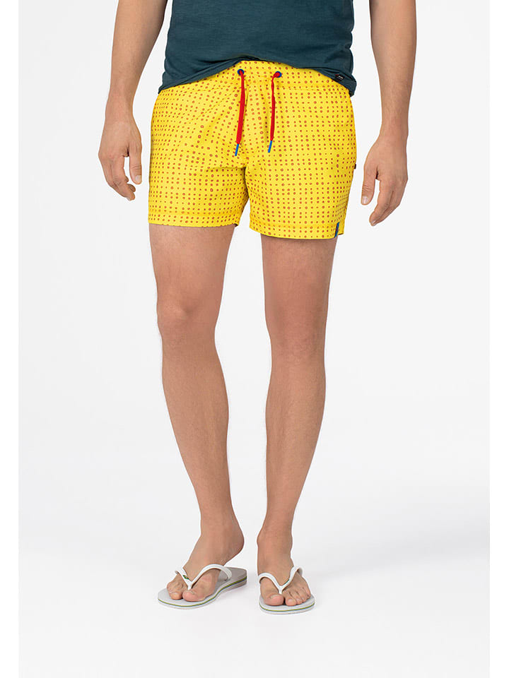 Timezone Badeshorts in Gelb/ Orange - S