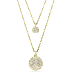 Swarovski Sublima Anhänger Layer, Weiß, Goldlegiert