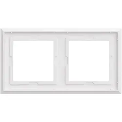 EQ-3, Zubehör Schalterprogramm, Homematic IP Glasrahmen– 2-fach