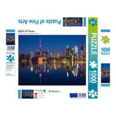 CALVENDO Puzzle Skyline von Toronto | 1000 Teile Lege-Größe 64x48cm Foto-Puzzle für glückliche Stunden
