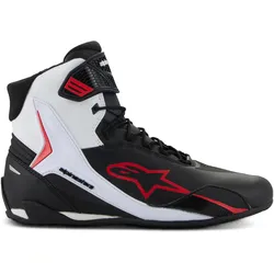 Alpinestars, Herren, Wanderschuhe, FASTER-4 Wanderschuhe weiss/schwarz/rot (44), Mehrfarbig, Rot, Weiss, Schwarz