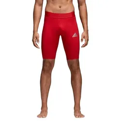 adidas Alpha Skin Funktionshose kurz rot S
