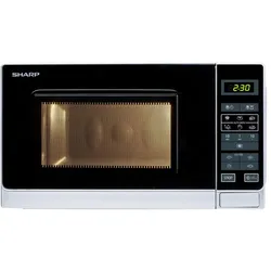 Sharp R242inw, Mikrowelle, Silber