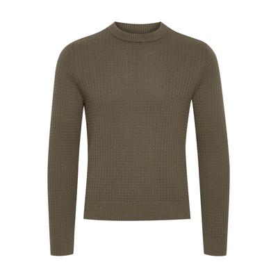 Strickfleece-Pullover CASUAL FRIDAY "Strickpullover CFKarlo", Herren, Gr. XL, braun (bungee cord), Obermaterial: 100% Baumwolle CO., Pullover