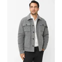 Brax Herren Overshirt Style TED grey, grau, Gr. 4XL