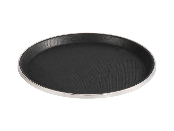 ProChef Serviertablett rutschfest Ø35cm Silberrand