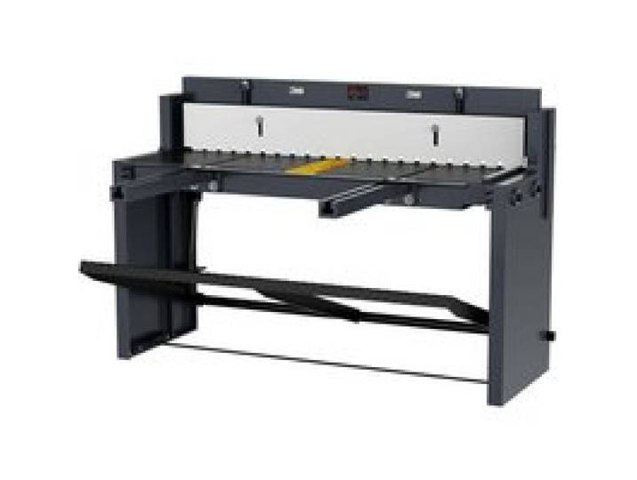VEVOR Blechschere, 1320 mm Metallschere, mit Stahlrahmen, einstellbarem Klingenabstand, Materialanschlägen, Fußpedalsteuerung zum Schneiden von Stahl, Kupfer, Betonstahl und Aluminium
