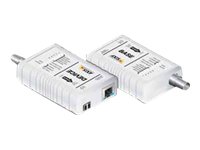Axis T8640 Ethernet Over Coax Adaptor PoE+ - Medienkonverter - 100Mb LAN - über Coax - 10Base-T, 100Base-TX - RJ-45 / BNC (Packung mit 2) (5026-401)