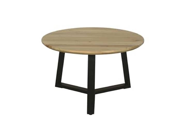 byLIVING Couchtisch Cross, Tischplatte Massivholz Akazie Natur