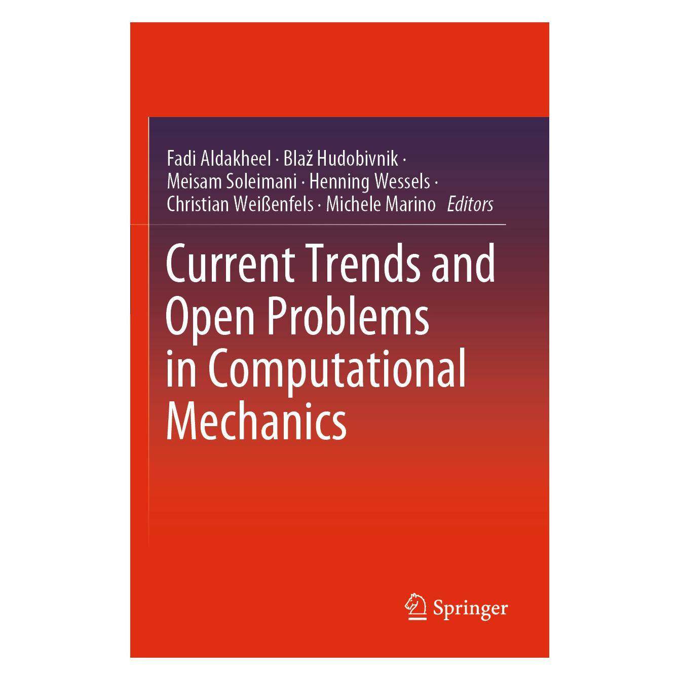 Springer Current Trends and Open Problems in Computational Mechanics (Englisch, Softcover, Blaz Hudobivnik, Christian Weissenfels, Fadi Aldakheel, Henning Wessels, Meisam Soleimani, Michele Marino) (56937312)