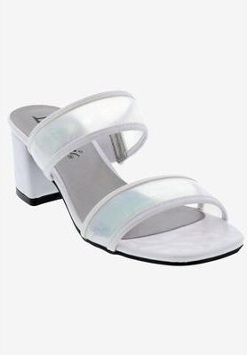 Women's Fizzle Heeled Mule by Bellini in White (Size 11 M)