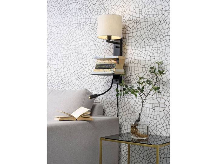 Applique murale Florence 24 x 42 x 24cm Beige/Beige Lin E14