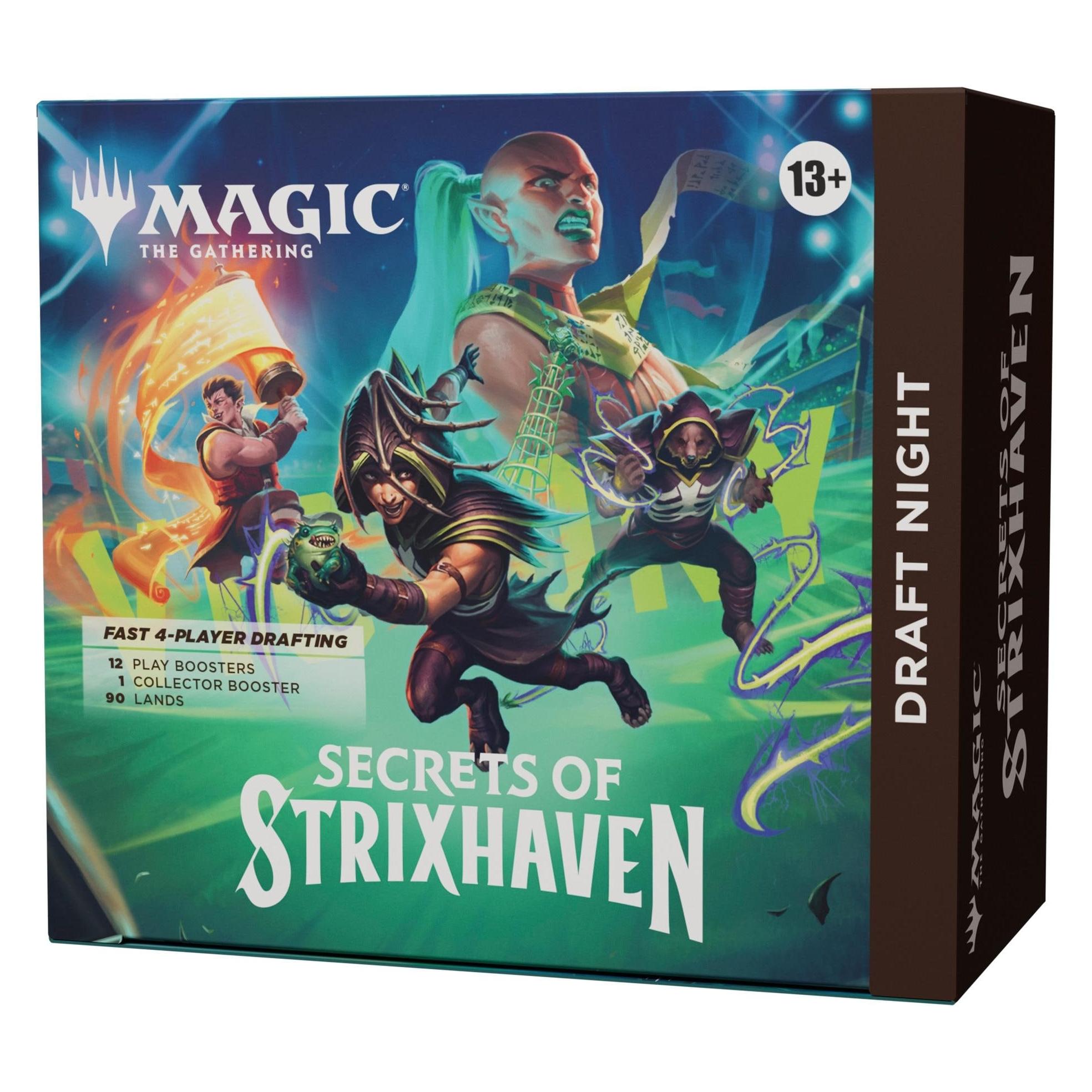 Wizards of the Coast Magic the Gathering Secrets of Strixhaven Draft Night *ANGLAIS* (Englisch, Box Set & Collection) (D53450000)