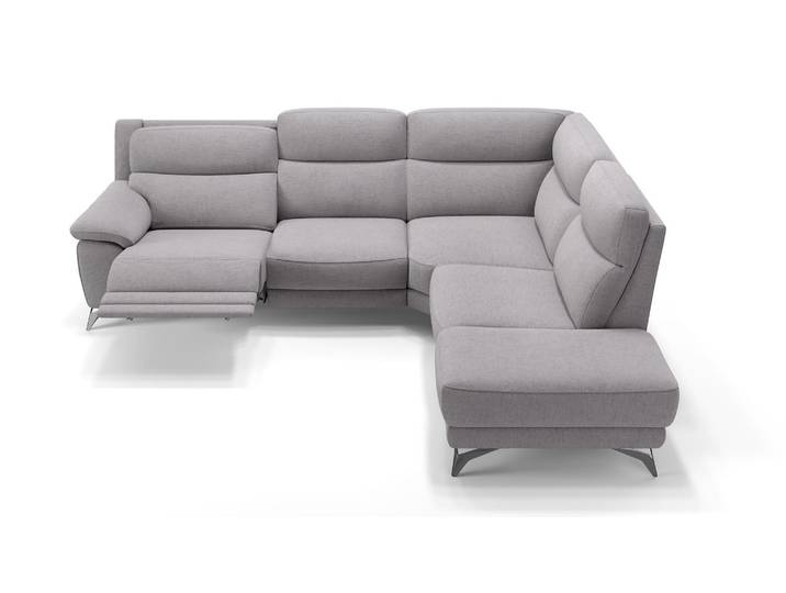 Stoff Polstergarnitur LANTELLA Wohnlandschaft Ecksofa