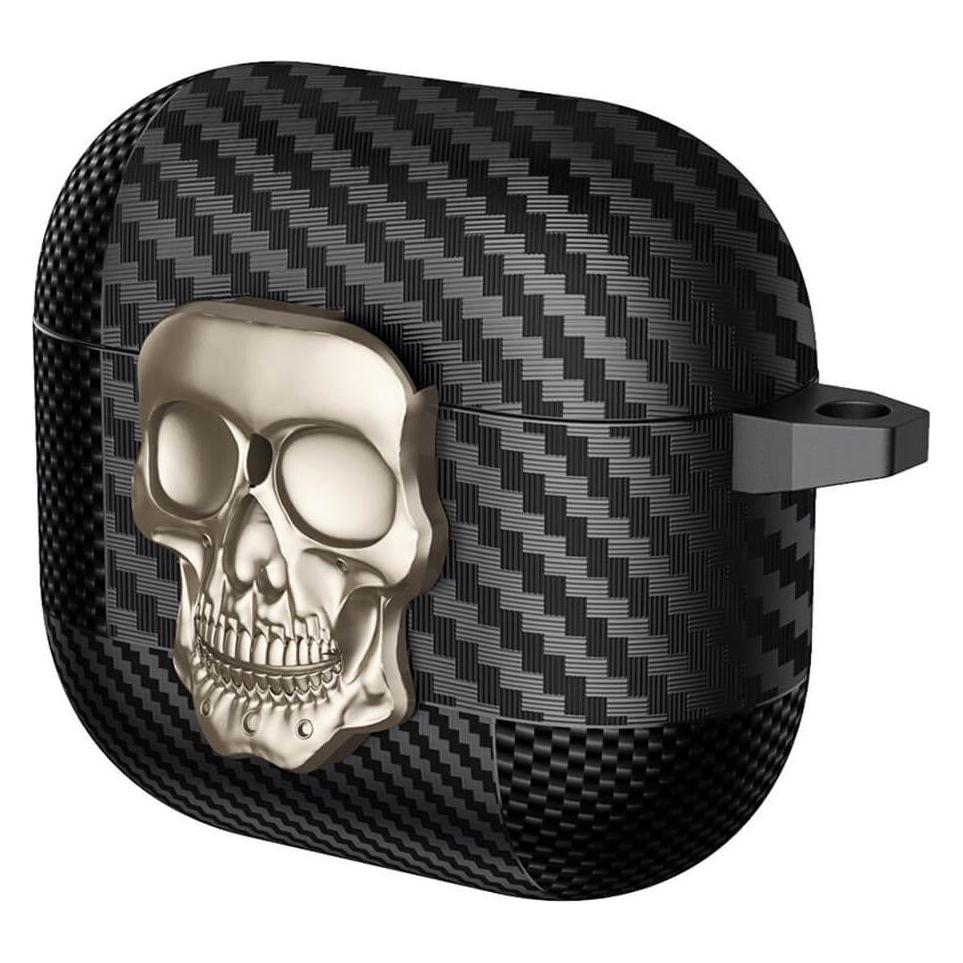Cover-Discount AirPods 4 - Skull Schutzhülle mit Karabiner (Kopfhörer Hülle) (71283598)