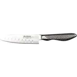 Global Messer Global GS-57 Santokumesser mit Kullen 11 cm, Küchenmesser, Silber