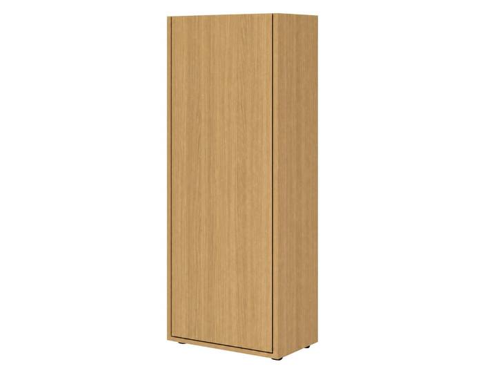 Mid.you Midischrank Tito, Eichefarben, Kunststoff, 2 Fächer, 42x112x33 cm, stehend, Badezimmer, Badmöbel, Midischränke