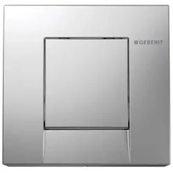Geberit Bolero BetPl. für UR-Strg. mit pneumatischer Sp-Ausl, mattverchromt