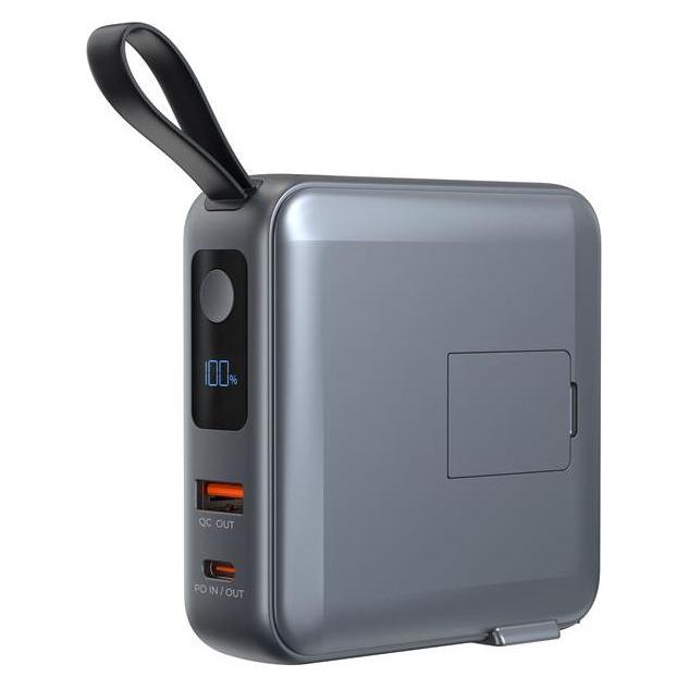 Mobile Origin Powerbank & Travel Charger (10000 mAh, 22.50 W, 38.50 Wh) (PBT-03L-GRY)