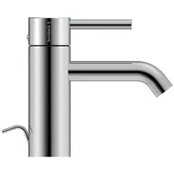 Herzbach DEEP Waschtischmischer S-Size 115mm 18.023510.2.01 mit Zug-Ablaufgarnitur Chrom