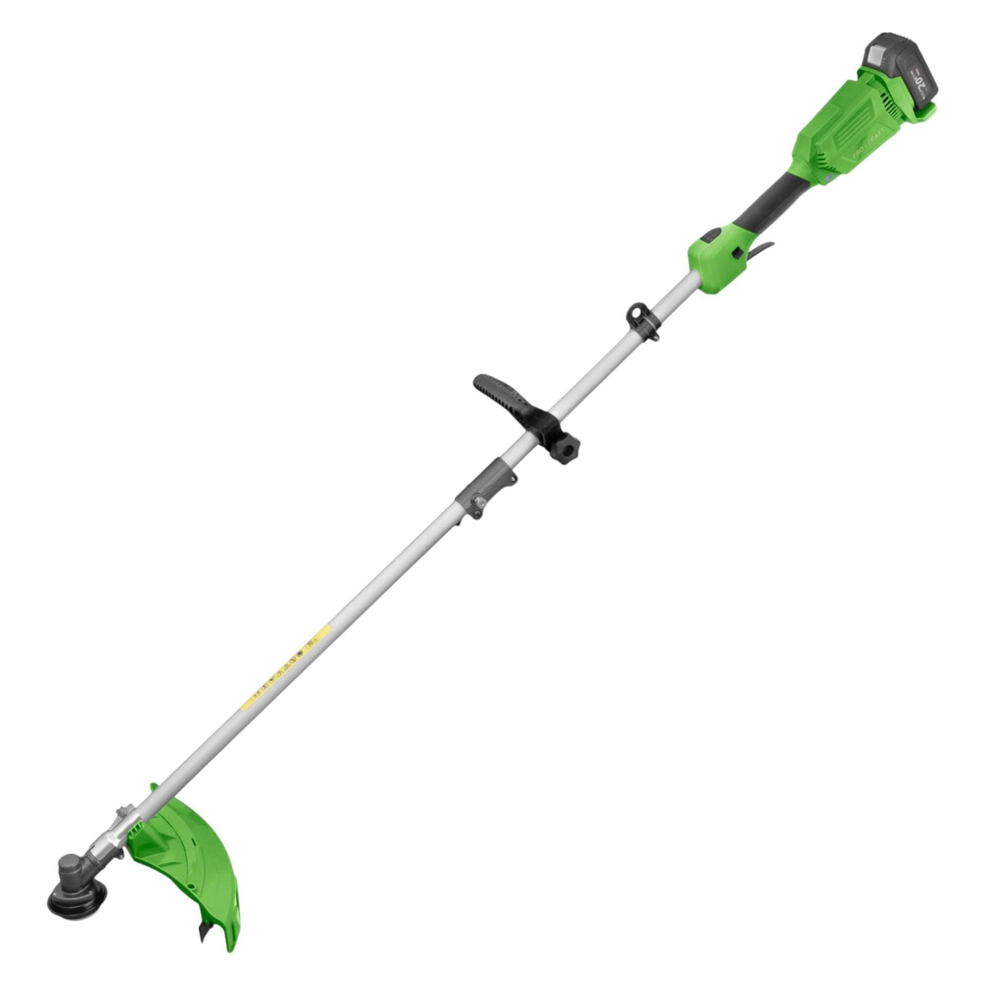 Procraft ATA-20S Akku Freischneider 20 V 420 mm Brushless + 1x Akku 4,0 Ah + Ladegerät (Metallschneideblatt, Trimmfaden) (ATA-20S)