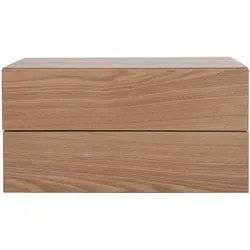 Design-Ablagekasten Holz 2 Schubladen MAX