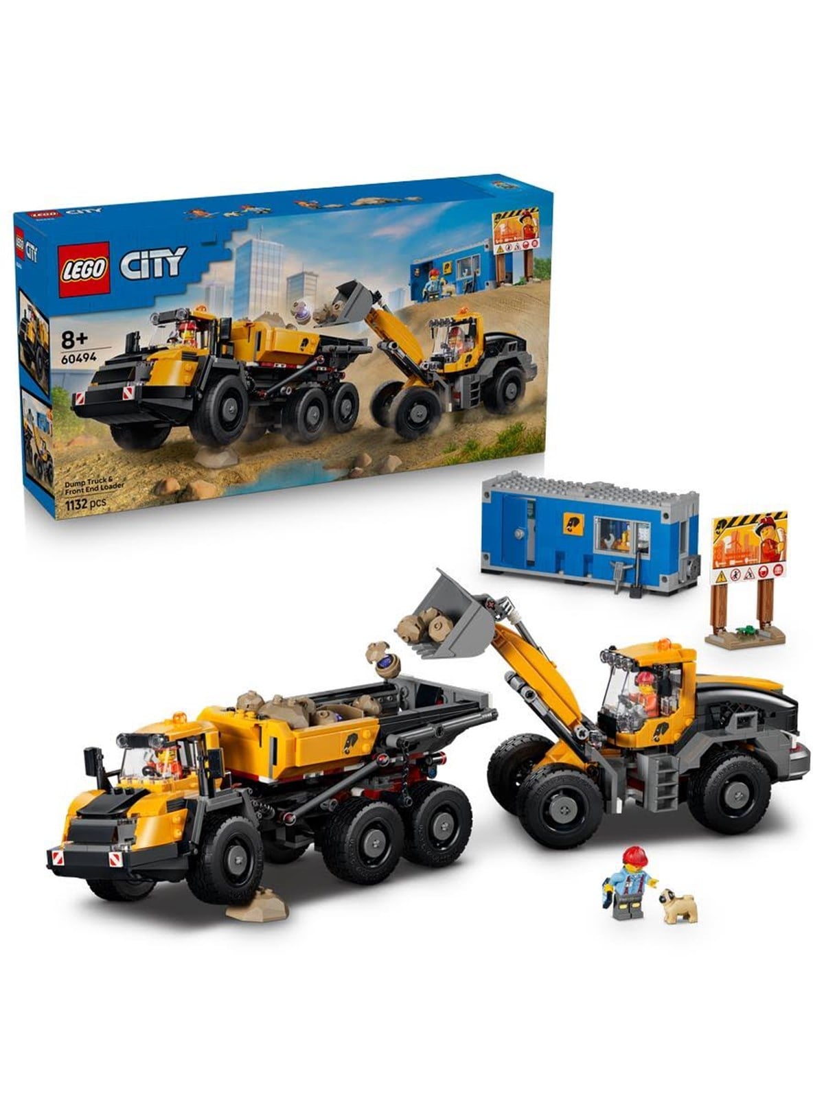 LEGO City 60494 Kipplaster und Schaufellader