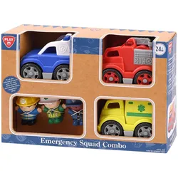 Play Emergency Service Vehicles with Figures Spielset, 6-teilig.