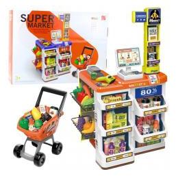 [n]fibrecare Kaufladen-Set: Kasse, Einkaufswagen, Scanner, Supermarkt, Kinderladen (66739342)