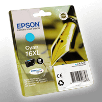 Epson Tinte C13T163240 cyan 16XL