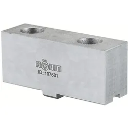 Röhm, Zubehör Maschine, Ungestufte Aufsatzbacke AB, Grösse 700/800, 4-Backensatz, DIN 6350 ungehärtet