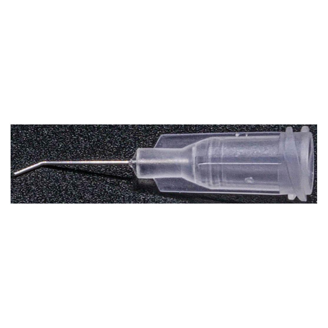OKI Dosiernadel 0,5", 45° gewinkelt, Gauge 27, transparent, abgewinkelt (72704187)