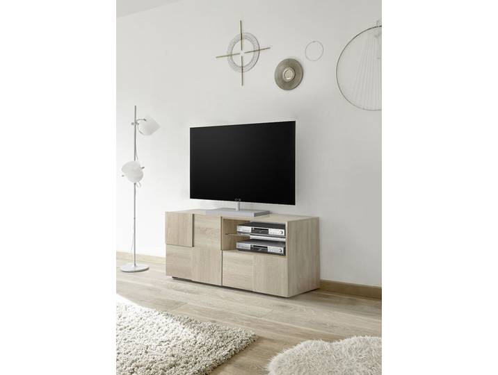 Meuble tv pm Damier bois - Basika