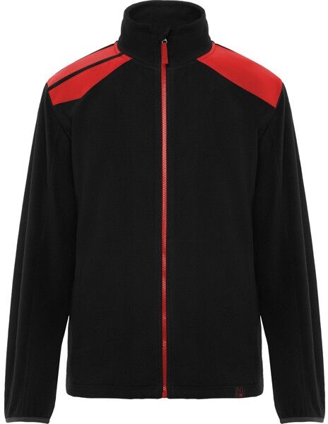 Veste polaire personnalisée en micropolaire Terrano noir/rouge XXXL