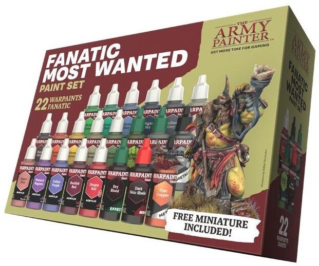 Army Painter Warpaints Fanatic - Most Wanted Paint Set
