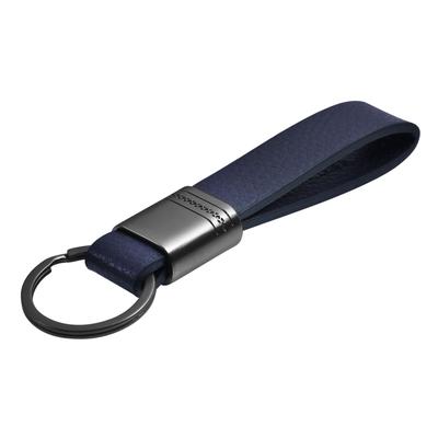 Kettenanhänger ADELIA´S "Anhänger – Schlüsselanhänger aus Leder", blau, Schmuckanhänger, Damen, Leder, Kettenanhänger, Perfekt als Geschenk zum einen besonderen Tag