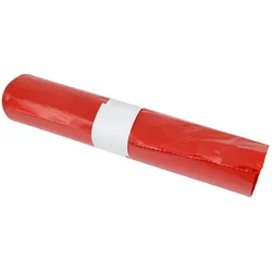 Dönges Abfallsack 120 l, 700 x 1100 mm, rot, 85 my, Recycling-LPDE, 120 l