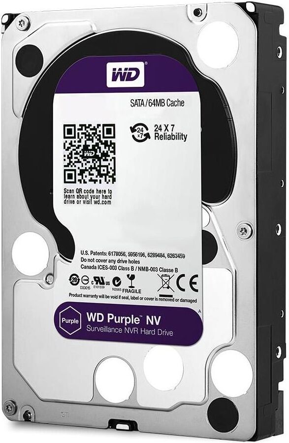 Western Digital Purple NV, 8 TB, 3.5", Serial ATA III