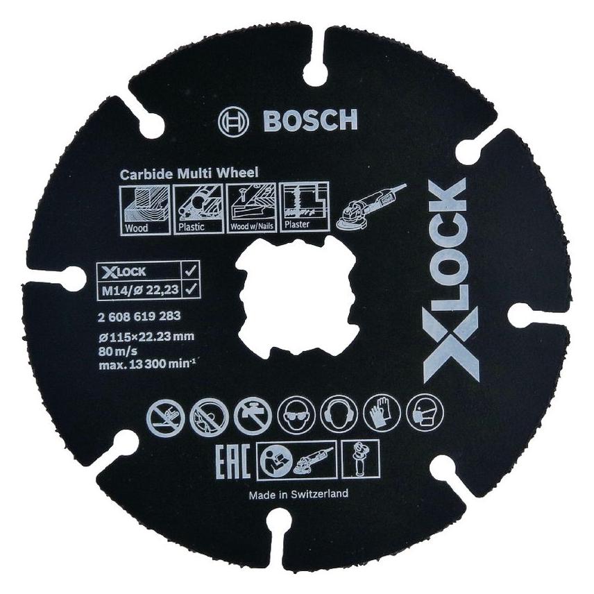 Bosch Professional Zubehör X-LOCK Carbide Multi Wheel (2608619284)