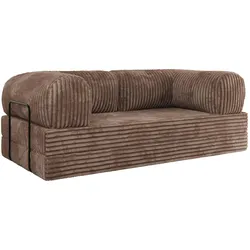 3-SITZER SOFA ORSETTO - Braun Cord