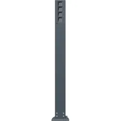 Gira 135628 E-Säule 4x Leereinheit 1600 mm Gira Energiesäule Anthrazit